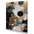 thumbnail image 2 of Designart "Gold Black Marbled Meditations" Abstract Marble Wall Art Print, 2 of 5