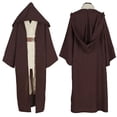 thumbnail image 1 of Disney Star Wars Obi-Wan Kenobi Cape Cloak Cosplay disfraz Set Jedi Knight Halloween carnaval personaje vestir conjunto UnisexFemeninoL&Obi-Wan Kenobi Deng Xun unisex, 1 of 2