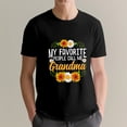 thumbnail image 3 of My Favorite People Call Me Grandma Shirt Mothers Day Gifts T-Shirt Black, XL, 3 of 5