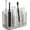 Large-smoke Grey, variant on Toothbrush Holder for Bathroom Wall Mounted, 5 Slots Acrylic Toothbrush and Toothpaste Organizer Removable Dividers, Large Capacity Electric Toothbrush Holder for Family Bathroom Accessories, Clear