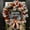 C, variant on Novobey Christmas Wreath for Front Door, Christmas Handmade Wreath for Window Holiday Party Decoration