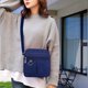 thumbnail image 5 of Bolso de hombro de tela de nailon con múltiples compartimentos, bolso medio para personas de mediana edad, azul, 5 of 5