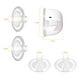 thumbnail image 4 of Sacaleches YOUHA YH-7006 2 paquetes de extractor de leche eléctrico portátil de manos libres Extractor de leche invisible silencioso 3 modos 9 niveles de succión 150 ml de gran capacidad con bridas de YOUHA Sacaleches, 4 of 7