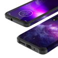 thumbnail image 3 of Moto G8 Play Case, Motorola One Macro Case, KAESAR Hybrid Dual Layer Slim Graphic Armor Shockproof Impact Resistant Protective Cover Case for Moto One Macro / G8 Play (Galaxy Cloud), 3 of 4