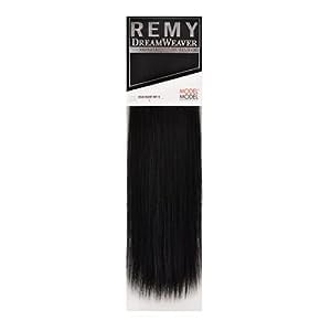 Model Model Human Hair Weave ModelModel Dream Weaver Yaky (12 Inch (Pack of 2), 1B)