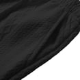 thumbnail image 4 of Men's Summer Vacation Knit Outfit, Textured Polo Shirt and Shorts 2-Piece Set for Beach and Resort Wear Black, 4 of 9