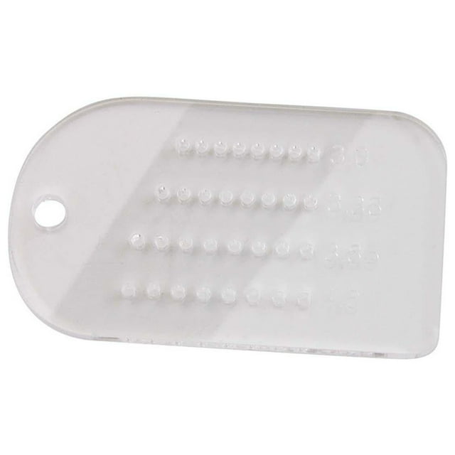 Abbracc Leather Craft Punching Ruler Accessories DIY Multifunctional 3.0 3.38 3.85 4.0mm