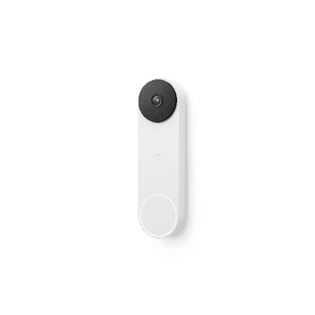 Restored Google GA01318-US Nest Doorbell Battery Powered - Snow (Refurbished)