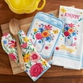The Pioneer Woman Flowering Frontier Kitchen Towel, Oven Mitt & Pot