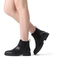 thumbnail image 4 of Botas Dream Paris Para Dama Estilo Chelsea Botin Urbano Negro Talla 26, 4 of 5