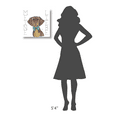 thumbnail image 4 of Global Gallery's 'Puppy Love Dachshund Color' by Elyse DeNeige Stretched Canvas Wall Art, 4 of 4