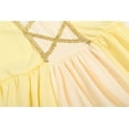 thumbnail image 5 of Summer Dress Princess Dress with Short Sleeve Cotton Halloween Dress up for 3-10 Years, 5 of 7