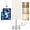 Off-White, variant on HadinEEon 15.4" Table Lamp, 3 Way Dimmable Light Touch Lamp, USB C&A Fast Charging Ports, Fabric Shade Silver Base, for Bedroom, Living Room, Office