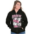 thumbnail image 3 of Betty Boop Sassy Kanji Comic Panels Zip Hoodie Sweatshirt Women Brisco Brands S, 3 of 5