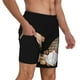 thumbnail image 2 of Fotbe Coffee Gnome (2) Traje de Baño para Hombre – Shorts de Natación de Secado Rápido con Forro y Bolsillos-X-Large, 2 of 6