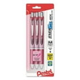 thumbnail image 2 of Energel Rtx Gel Pen, Retractable, Medium 0.7 Mm, Black Ink, Pink/silver Barrel, 3/pack | Bundle of 2 Packs, 2 of 3