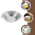 thumbnail image 4 of Assiette en Acier Inoxydable pour Manger Assiette Ronde en Acier Inoxydable Assiette de Rangement de Cuisine, 4 of 8