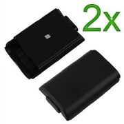 2 Pcs Battery Pack Cover Shell for Xbox 360 Game Controller