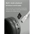thumbnail image 2 of Over-ear Headphones With Noise Isolation, Long Battery Life, Foldable & Portable, Card Slot, Low-latency And 3d Surround Sound Wireless Headset., 2 of 5