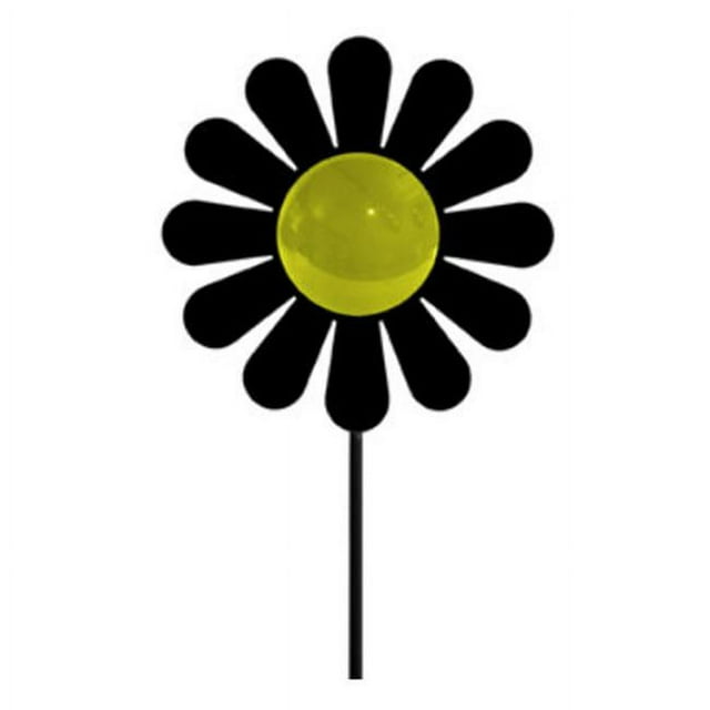 Village Wrought Iron GS-C-97 Daisy 48''H Garden Stake with High Quality Components