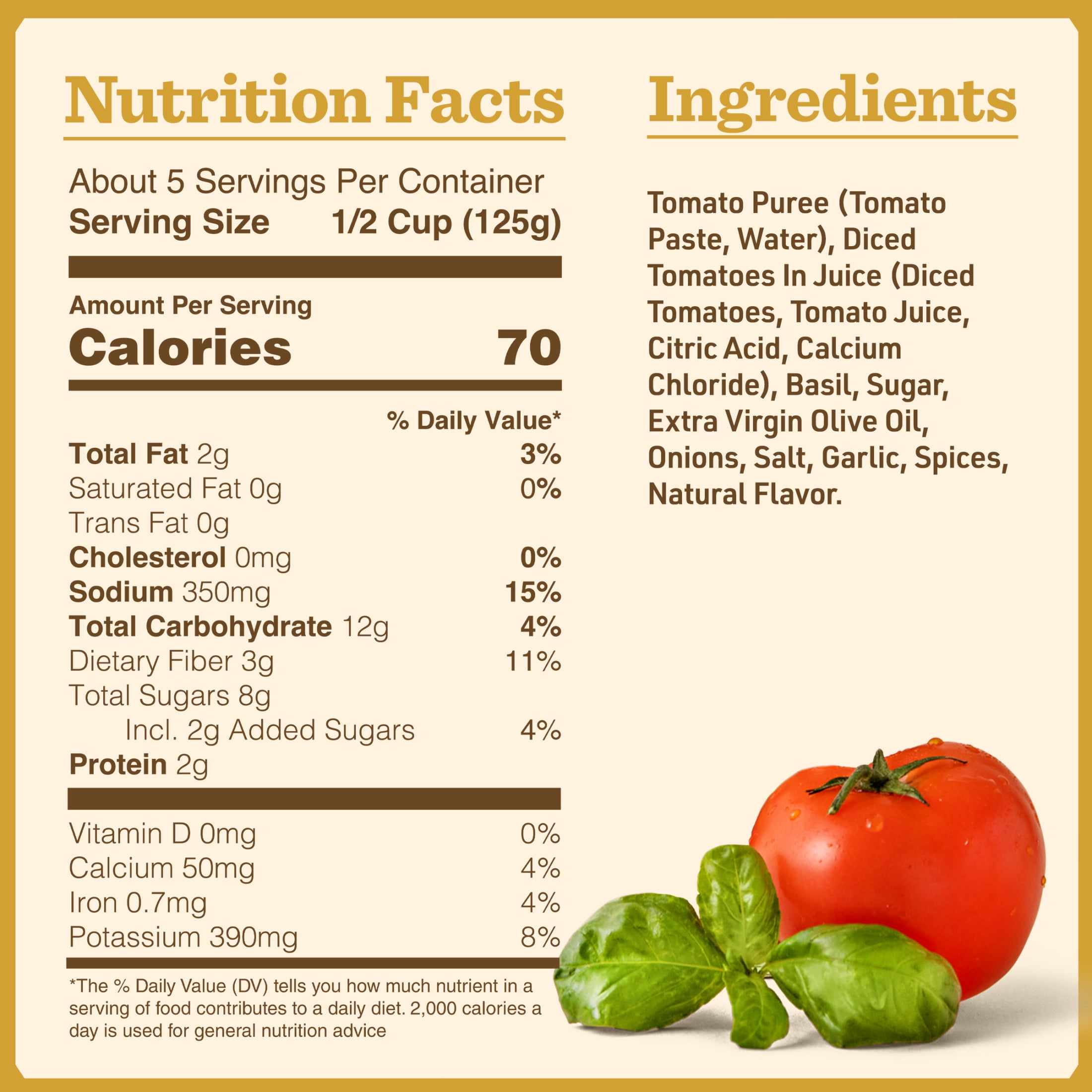(6 pack) Bertolli Tomato and Basil Pasta Sauce, Spaghetti Sauce, 24 oz