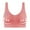 Watermelon Red, variant on Ladies Traceless Comfortable Wireless Breathable Gathering Bra with Removable Padding for Daily Wear and Sleep