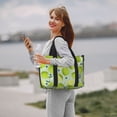thumbnail image 5 of Travel Duffle Bag green Lemon blueberry Travel Tote Bags Carry on Luggage Waterproof Weekender Bags with Top Handle Adjustable Shoulde Strap for Travel Gym, 5 of 5