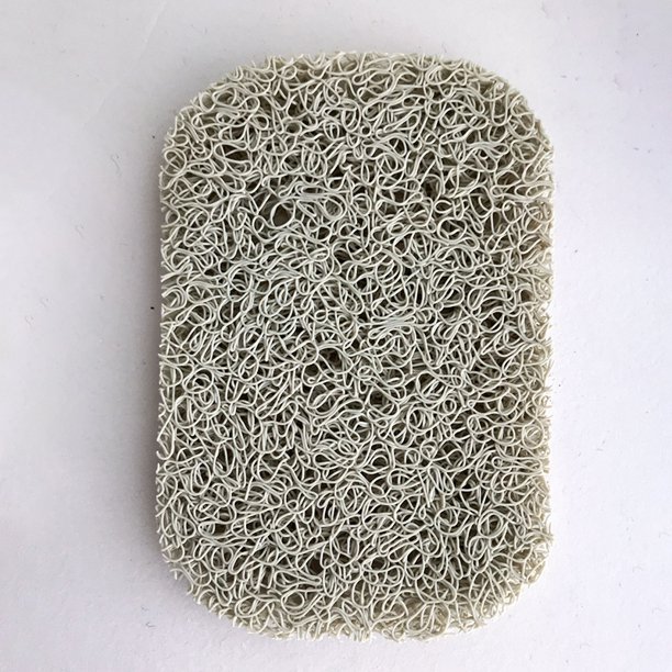 Tapete para mesa de lavado, anillo de trefilado de PVC, tapete para jabón, tapete para taza de lavado de baño, estante absorbente para jabón, tapete para jabón