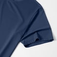 thumbnail image 5 of NIEWTR Mens Workout Shirts Quick Dry Athletic Running T-Shirts Short Sleeve Cooling Moisture Wicking Gym Active Tee Tops（Blue,M), 5 of 9
