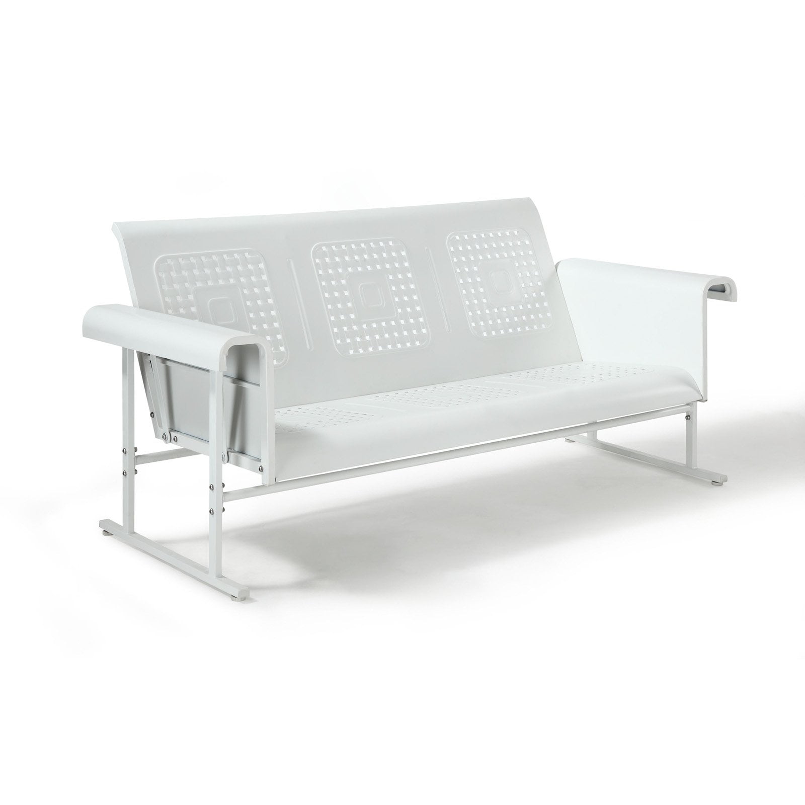 Crosley Furniture Veranda Sofa Glider In Alabaster White Com