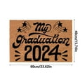 front door mat 2024 graduate funny doormat for outdoor 40x60cm