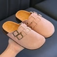 thumbnail image 4 of Girls Closed Toe Sandals Size 13Girls Bow Slippers Cute Summer Flip Flops Cushion Thick Sole Large Bow Kawaii Platform Cloud Slides Home Sandals, 4 of 6