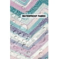 thumbnail image 5 of Pack of 2 Outdoor Pillow Covers, Pink Ripple Stripes Northern Europe Style Waterproof Square Throw Pillowcase Cushion Decorative Pillow Covers for Couch Patio Tent, 20x20 in, 5 of 6
