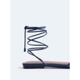 thumbnail image 5 of Free Assembly Women's Woven Wrap Slide Flats, 5 of 7