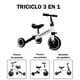 thumbnail image 3 of Triciclo 3 en 1 para Niños Multifuncional Bicicleta de Equilibrio con Pedales, 3 of 5