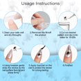 thumbnail image 3 of Pinkiou Nail Art Decoration Kits, Nail Design Kit With 24 Sheets Of Nail Art Stickers, 15pcs Nail Art Brushes, 5pcs Nail Dot Tools, 10 Rolls of Nail Strip Tape and Colour Rhinestones, 3 of 10