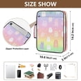 thumbnail image 3 of Haosy Accordion File Organizer Zipper Binder 500 Sheet 6-Tab Expanding File Folder Multi-Pocket 1.2 Inch 3 Ring Rabbits Cats Tigers Dogs, 3 of 7
