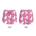 thumbnail image 6 of Uemuo Cute Poodle Dog Pattern Women's Athletic Shorts High Waisted Running Shorts with Liner Pockets Gym Elastic Workout Shorts-Large, 6 of 9