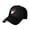 Black, variant on Usa Weightlifting Casual Sandwich Baseball Cap Adjustable For Men For Women