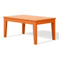 thumbnail image 6 of WestinTrends Malibu Low Outdoor HDPE Patio Rectangle Coffee Table, Orange, 6 of 8
