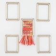 thumbnail image 3 of 2-3 del paquete 4x DIY Adultos Tejido Tejer Tejer DIY Knit Handloom Los 5.5x4cm BLESIY Mini Telares, 3 of 8