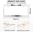 thumbnail image 2 of Coolnut Wild Wolf License Plate Frames - Universal Aluminum License Plate Covers with Screws, 2 Pack Holder Car Accessories for Front and Rear Plates Home Decor, 2 of 6