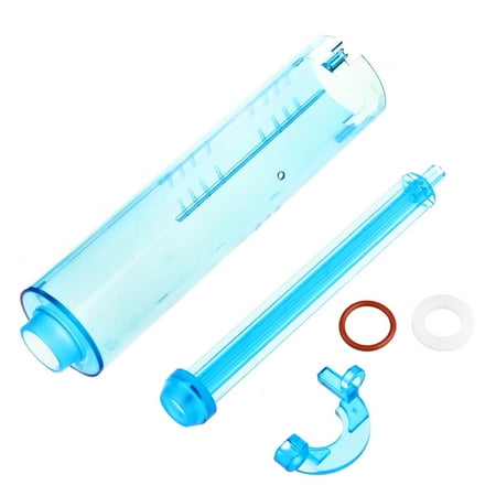 Worker Plunger Tube for Nerf N-Strike Longshot CS-6 and Nerf Zombie Strike Longshot CS-12 - Tansparent Blue
