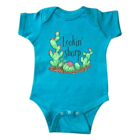 

Inktastic Lookin Sharp Cacti and Succulents Gift Baby Boy or Baby Girl Bodysuit