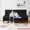 Black, variant on Kaiya 8 Inch Folding Full Medium Tight Top Poly Foam Mattresses,  Grey(Frame Not Included)