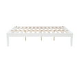 thumbnail image 6 of Powell Plumley 15.75" High Low Profile Platform Bed Frame, Full, White, 6 of 14