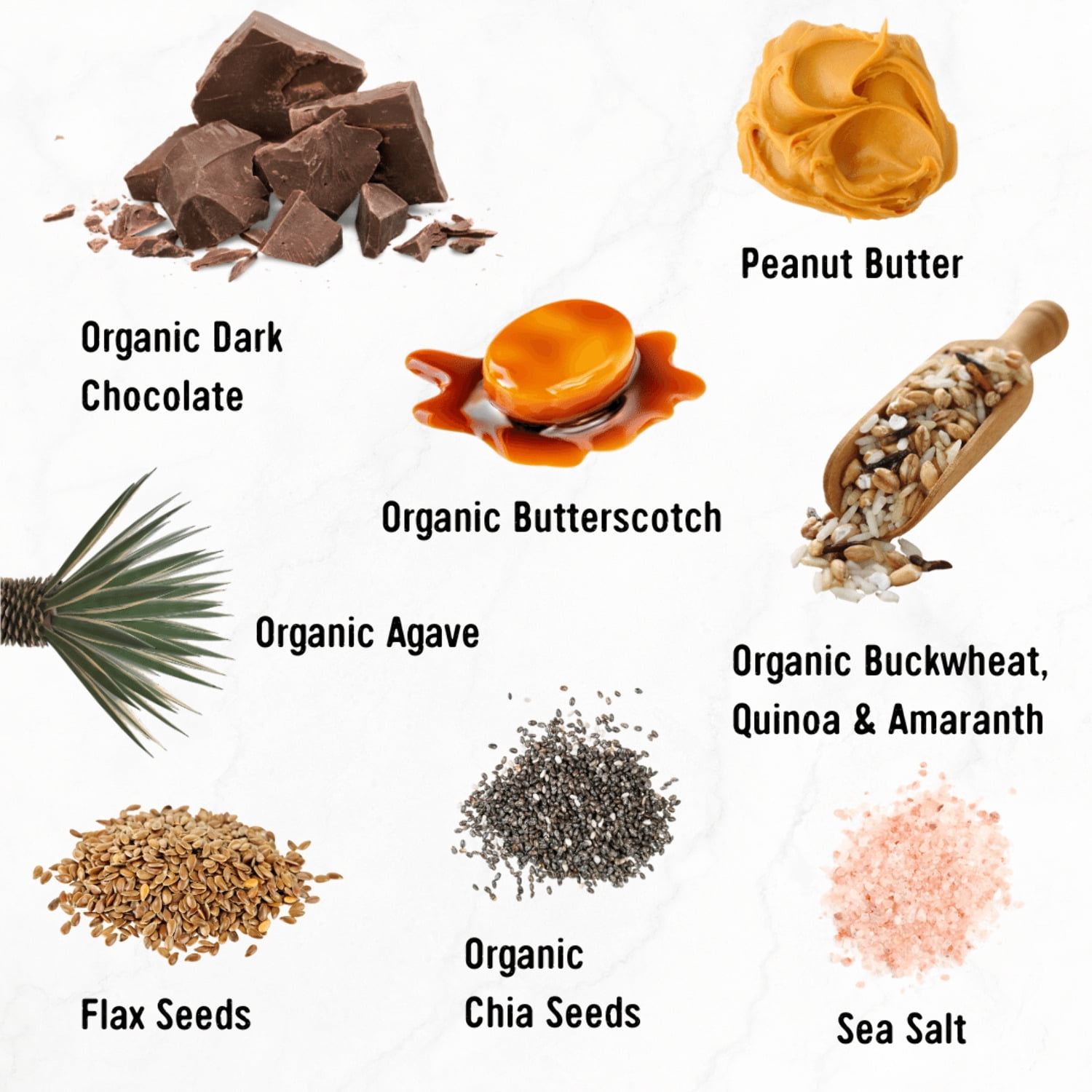 Taos Bakes - Peanut Butter Chocolate + Butterscotch - Granola Bars - 6g Protein - 12 pk, 1.8oz ea