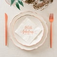 thumbnail image 4 of Crisky 80 and Fabulous Cocktail Napkins Rose Gold for Women 80th Birthday Decorations, 80th Birthday Bevergae Dessert Cake Table Supplies, 50Pcs, 3-Ply, 4 of 5