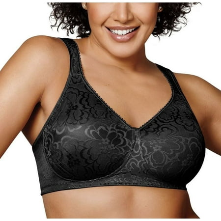 Women's 18 Hour Ultimate Lift & Support Wirefree Bra, Black -