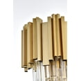 thumbnail image 3 of Elegant Lighting 3400W12C Willow 3 Light 18" Tall Wall Sconce - Chrome, 3 of 7